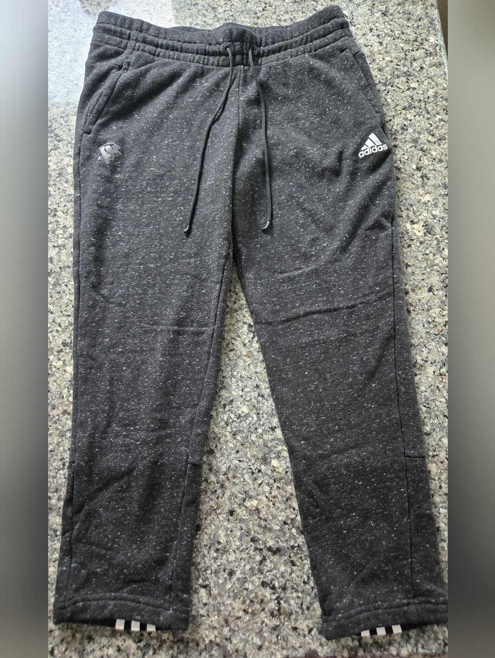 Adidas Womens Size Medium Pittsburgh Penguins Drawstring Track Pants